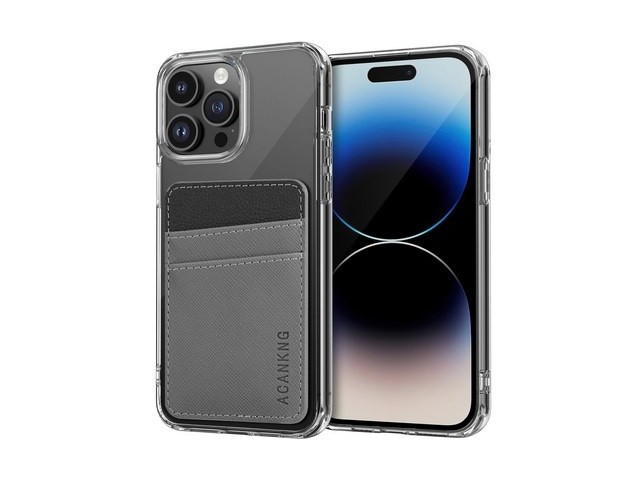 [아이폰14프로맥스 256] 다재다능한 아이템 아칸크 삼성 갤럭시 S23 울트라 SM-S918N 가죽 카드 포켓 변색방지 투명 슬림 젤하드 범퍼 휴대폰 케이스+지문인식 보호필름 풀세트