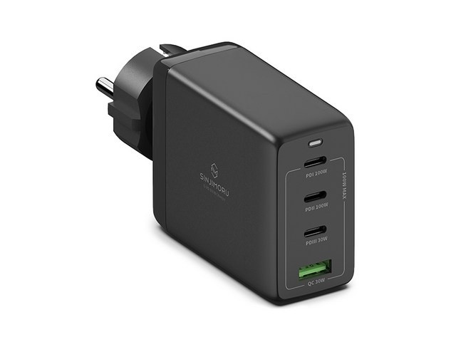 [아이폰15 충전기] 찾던 제품 신지모루 오피디 100W GaN PD 접지 멀티 4포트 PPS C타입 초고속 충전기