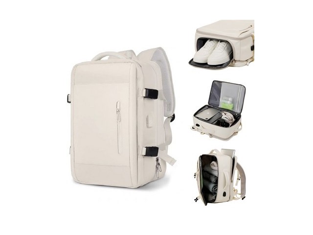 [대용량여행용백팩] 착용하면 멋진 ALLILIO 여행 배낭 등산배낭 출장용 대용량 확장형 여행용 옥스포드 원단 백팩 가방 캐리어 결합 신방 전용 포켓 USB 충전 슬롯 백팩